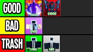 *NEW* BEST UNITS Tier List in Toilet Tower Defense...