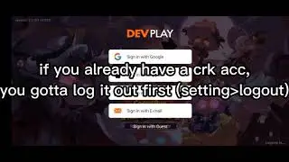 How to Login Cookierun:Kingdom with new account!!(logging out and login)