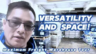 Warehouse Tour - You need Space and Utility! - Maximum Freight Warehouse LInden NJ (HazMat)