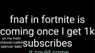 fnaf in fortnite release date