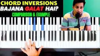 Is playing piano chords inversion right or wrong