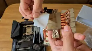 Устанавливаем ПАУЭР кулер на новый intel i5 10600K !!