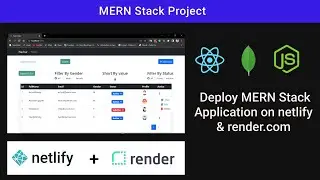 Deploy (Host) MERN Stack Application On netlify & render.com for free 