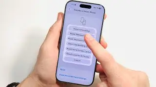 How To RESET NETWORK Settings iPhone