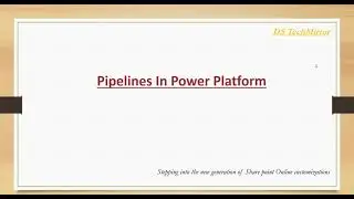 Pipelines in Power Platform | ALM Automation | Automate Deployments