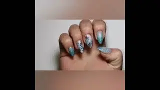 Танита Nails#Манікюр сама собі термо гель лаком с Aliexpress#Молочний топ