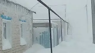 05.01.2019.год. Озинки заносит снегопадом .Саратовская обл.