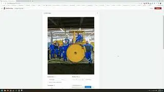 Changing image aspect ratio and resolution to optimise it for use on a web page
