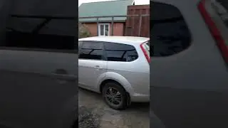 Гараж из профиля.  6×9 в одного не спеша. (4день)