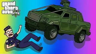 Dropping Cars On Random Players In GTA 5 RP