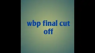 WBP Final cut off   GG Study