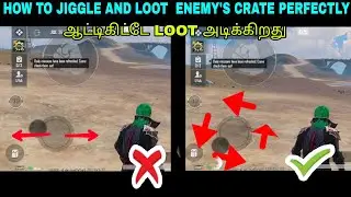 LOOT ENEMY'S CRATE WITH JIGGLE MOVEMENT EASILY |  LOOT CRATE WHILE MOVING | BGMI TAMIL