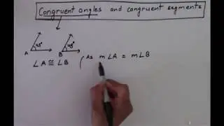 Geometry 1.6: Congruent angles and segments