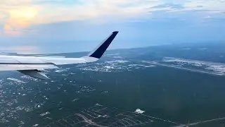BEAUTIFUL SUMMER SUNSET | JetBlue Airways Airbus A320 In-Flight Takeoff from Cancun (HD)
