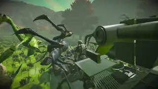 Space Engineers - Sabiroid attacking driver test