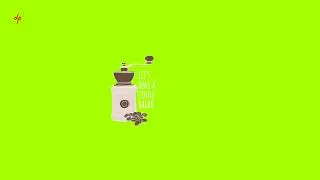 coffee machine | green screen animation