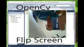 Flip image or video using  openCv