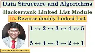 15.  Reverse doubly Linked List | Hackerrank Linked List Module
