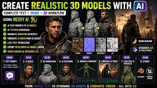 How to Make 3D Models With Ai ( Text to 3D Model ) 