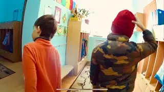 Детский сад. Заканчиваются дрова, скоро нечем топить печку. Ксюха Строит. Влог