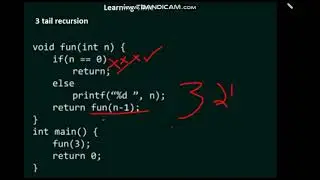 Tail & Non-tail Recursion | tail and non tail recursion  | tail recursion |type of recursion|