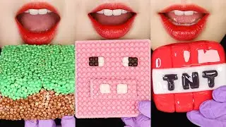 16MINUTES MINECRAFT FOOD ASMR COMPILATION ! EATING SOUND ASMR 🔥
