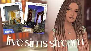 NEW KITS LAUNCH + GIVEAWAY (and making over your sims)🤍| The Sims 4: LIVE