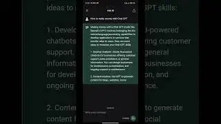 How to make money with Chat GPT-4 - I asked Chat GPT How to make money with Chat GPT 