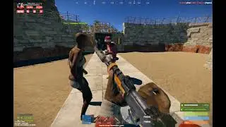 pov:  когда тебя рейдит админ в раст | PEACH RUST