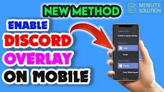 How to enable discord overlay on mobile 2024 [EASY]