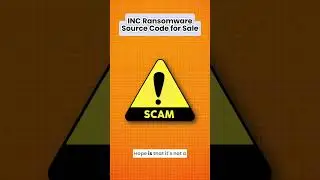 INC Ransomware Source Code for Sale on the Dark Web 🚨