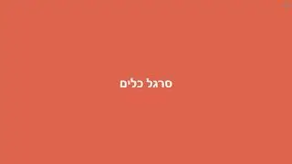 הכרת סרגל כלים One Note