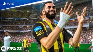 FIFA 23 - Real Madrid vs Al Ittihad Ft. Harry Kane, Benzema, Friendly Match | PS5™ Gameplay [4K60]