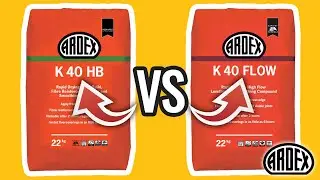 What's the difference between ARDEX K 40 FLOW and ARDEX K 40 HB?