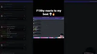 F1lthy reacts to my beat 💀🔥 