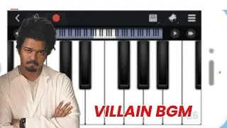 GOAT - Villain Jeevan Bgm | Easy Piano Tutorial | Thalapathy Vijay | Yuvan