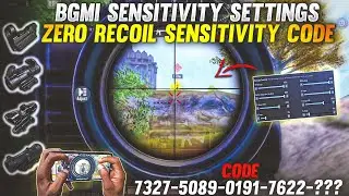 NEW UPDATE 3.3 !!🔥BEST SENSITIVITY CODE+CONTROL SETTINGS BGMI/PUBG MOBILE | BGMI AFTER UPDATE 3.3