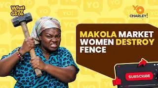 Makola Market Women Destroy Fence Amid New Market Construction.
