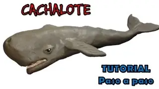 How to make a Sperm Whale out of clay