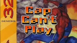 Cap Can't Play Spider-Man: Web of Fire (Sega 32X)