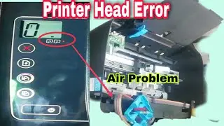 Hp Ink Tank 315 Cartridge Error | Hp ink tank 310, 410 light blinking, Air Problem Cartridge error |