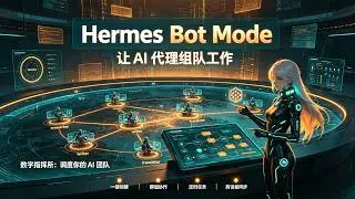 Hermes Bot Mode 保姆级实测：让 AI 代理组队工作 | 跨设备协作教程