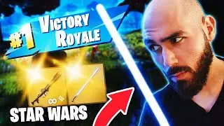 JE TENTE LE TOP 1 AVEC LES ARMES STAR WARS SUR FORTNITE !!!!