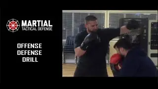 Offense - defense boxing drill
