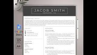 Resume Template microsoft word