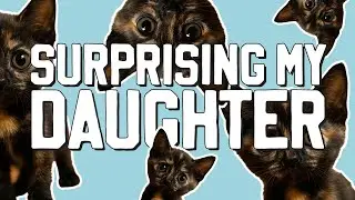 Surprising my daughter with a kitten