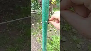 Really practical tips and tricks! How to securely fasten a wire to a metal pole 
