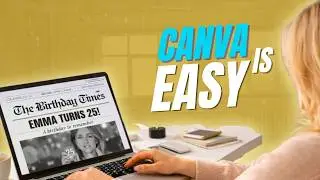 Canva Birthday Newspaper Template Tutorial | Editable & Easy to Use