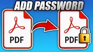 How to ADD PASSWORD to PDF FAST (LOCK PDF FILE) FULL GUIDE