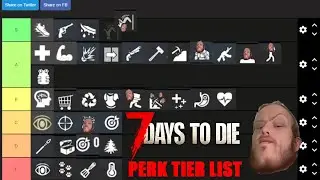 New 7 Days to Die Update 1.0 Perk Tier List